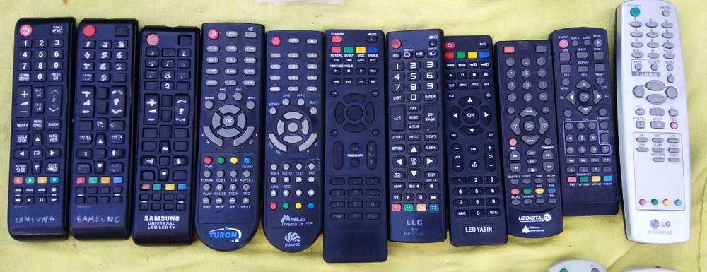 Пульты от Lg,Samsung,Shivaki,Daewoo,Panasonic,Artel и другие.