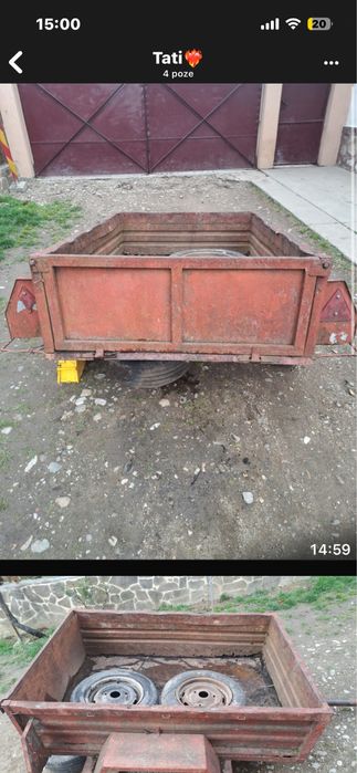 Remorca pentru motocultor