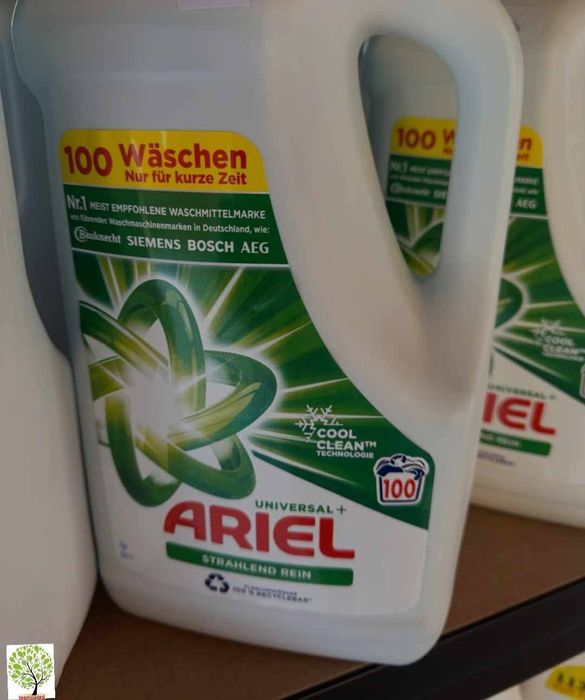 Перилен препарат гел Ariel Universal+ / Color+ – 5 литра, 100 пранета