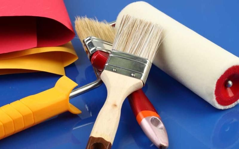 Закатка эмульсии побелка