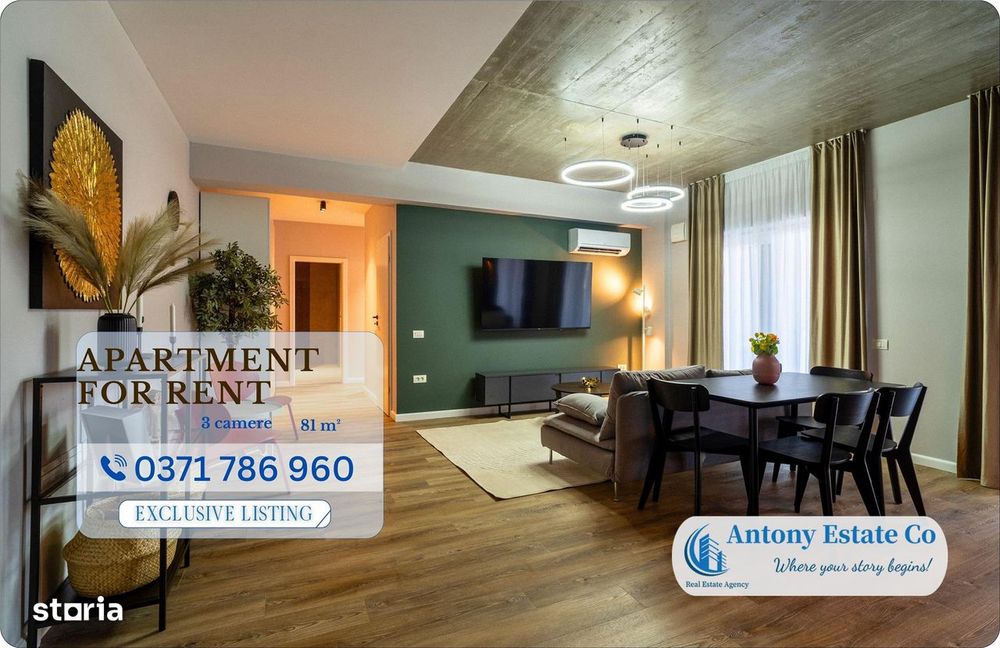 Apartament de inchiriat, 3 camere, Clujului-Oradea