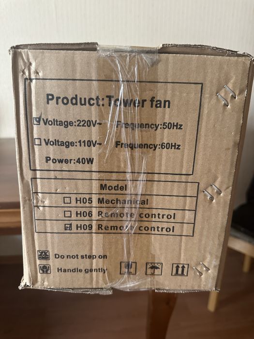 Напольный башенный вентилятор (Tower Fan)