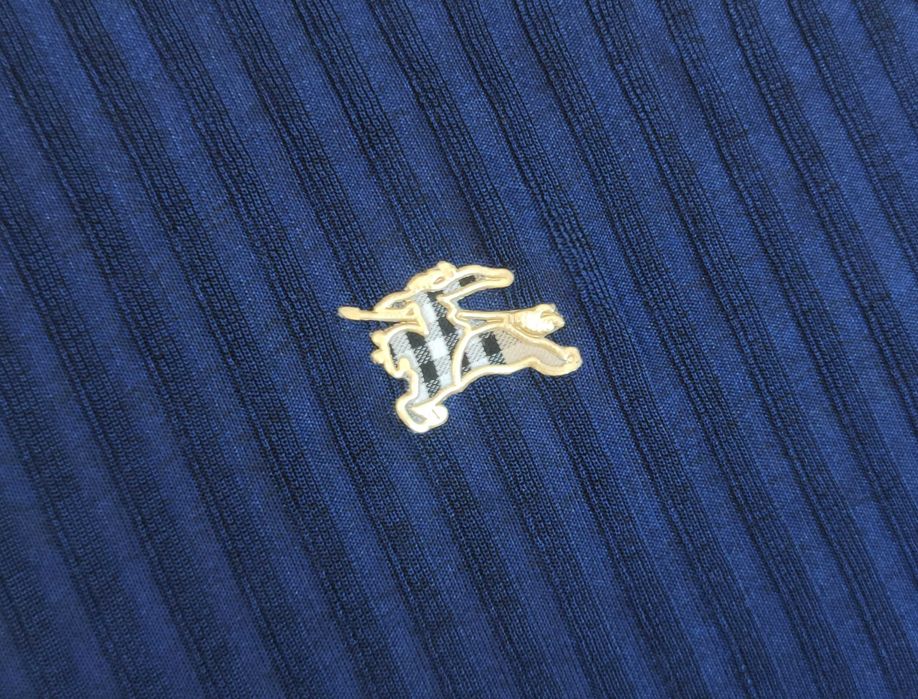Tricou subțire Burberry Azure Blue