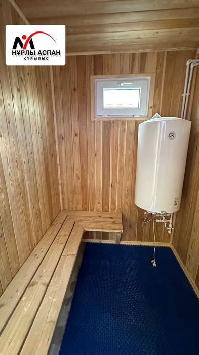 Мобильная баня из контейнера