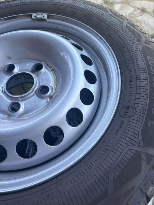 Roți VW T6, anvelope noi 205/65R16 C