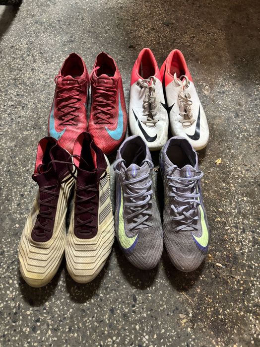 Футболни бутонки и стоножки Nike Аdidas