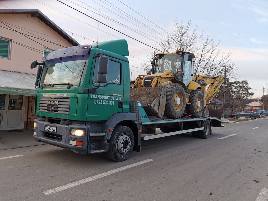 Tractări utilaje, Transport utilaje