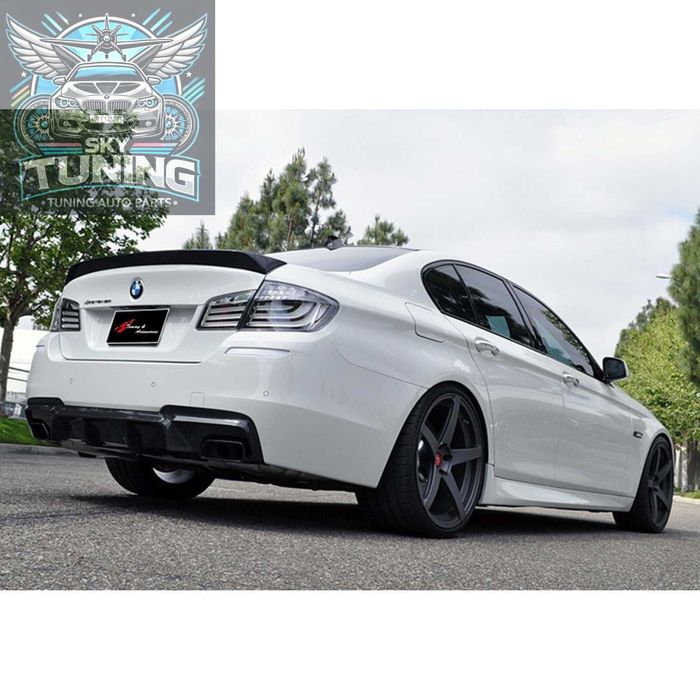 Дифузьор / добавка за задна броня за БМВ Ф10 / BMW F10 Diffuser 5серия