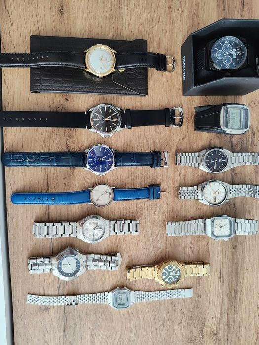 Лот от часовници Seiko Kenneth Cole Casio Guess Swatch Полет