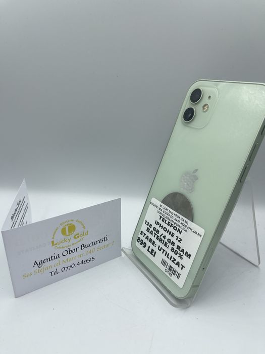 Iphone 12 128Gb/80% Baterie GARANTIE/FACTURA #54703