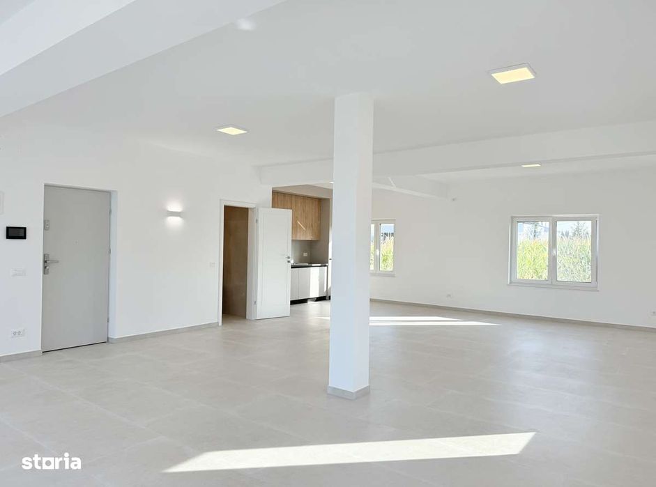Spațiu comercial de lux 80 mp de închiriat birou/cabinet Ipotești, SV