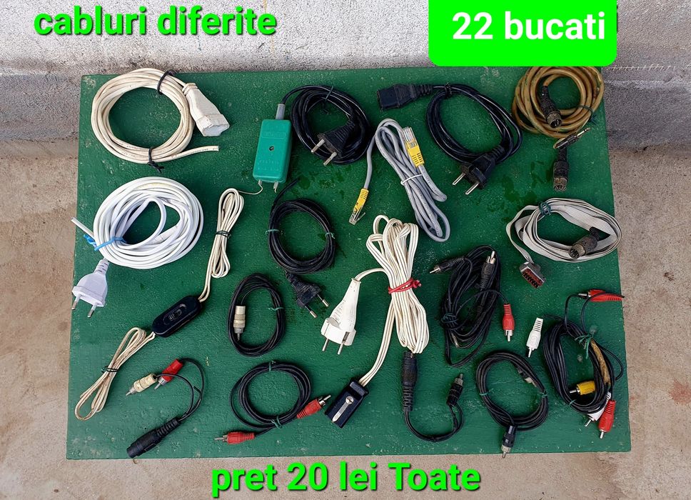 Cabluri diferite 22 bucati