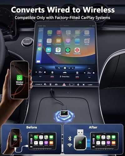 Нов Безжичен Apple CarPlay Донгъл за iPhone Бързо Свързване USB връзка кола телефон