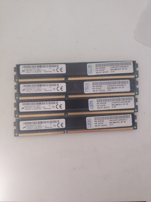 Memorie RAM Server 64GB DDR3 ECC 4x16GB PC3-12800R – Testată