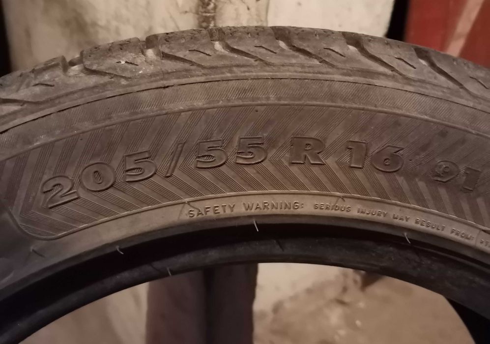 Продавам 1 брой зимна гума 205.55.16 дот 2019 Nokian