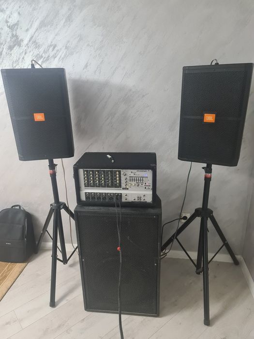 Колонки JBL и буф микшер