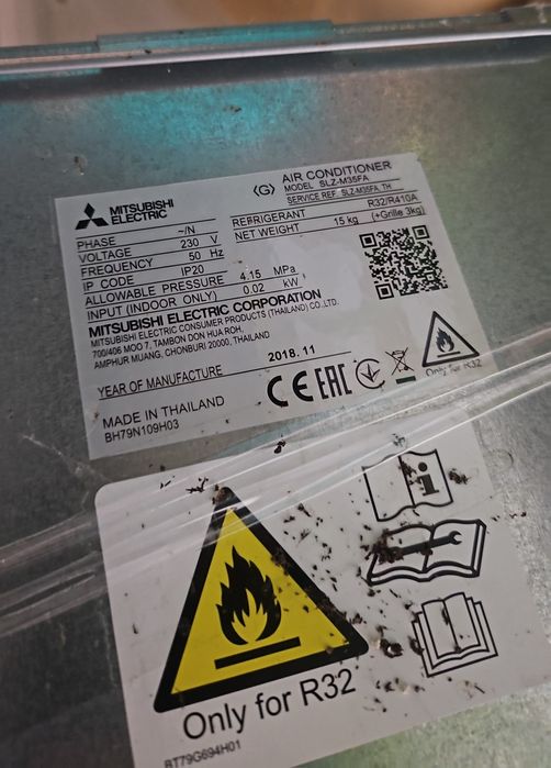 Caseta climatizare de tavan AC Mitsubishi 12000Btuh