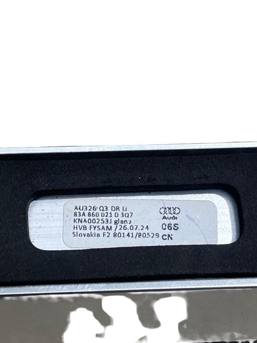 Bare Transversale Pentru Acoperis Audi Q3 F3B 2018 -> 83A860022