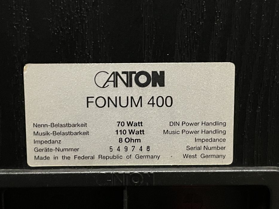 Boxe podea sau raft Canton Fonum 400