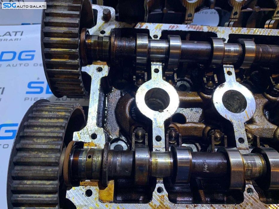 Chiulasa / Chiuloasa Completa cu Axe Came Supape Tacheti 1.6 16V Renault Laguna 2 2001 - 2007 Cod 7700600552F / H7700110219 / 8200062945