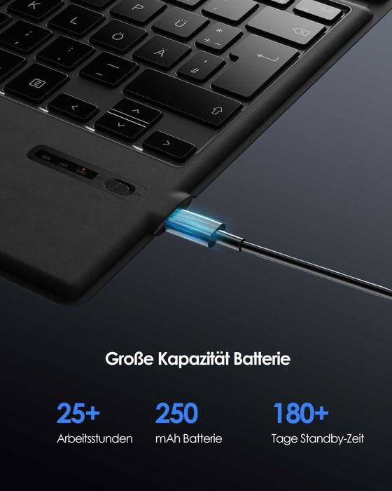 Tastatură wireless Qulose Surface Pro pt Surface Pro 7 Plus/Pro 7/Pro