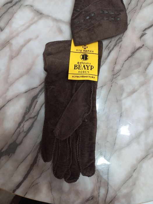 Дамски ръкавици-ест.кожа