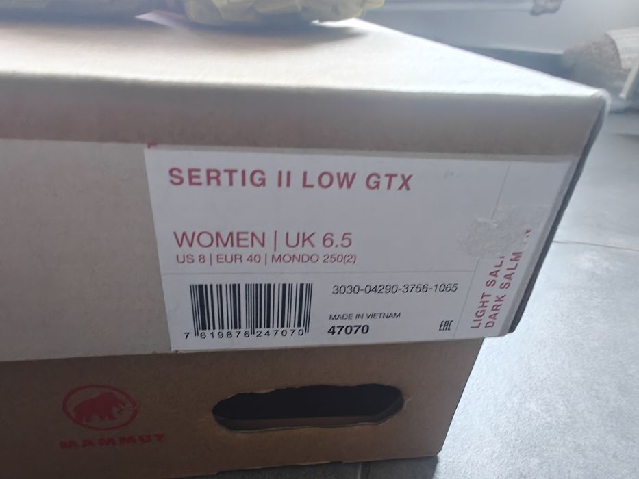 Туристически обувка Mammut с geretex мембрана размер 40