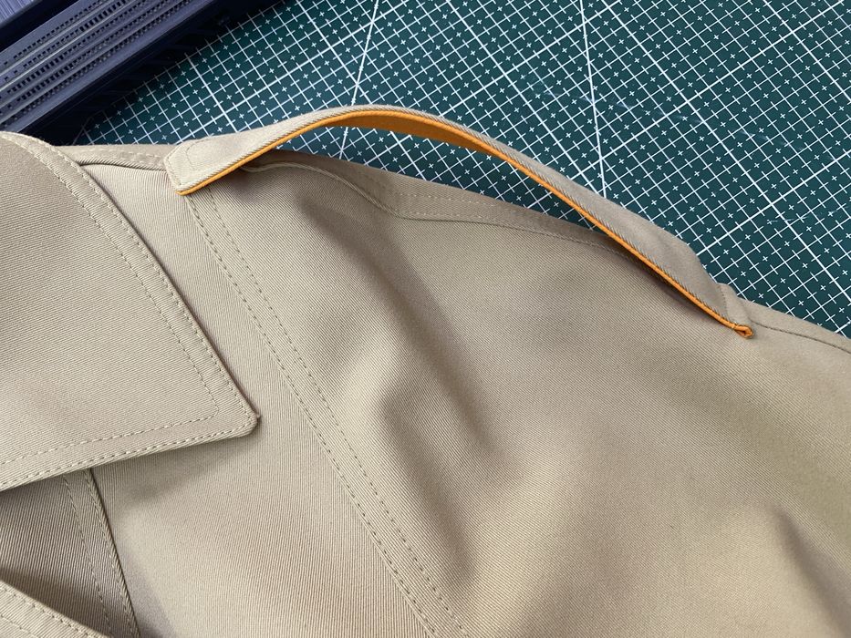 Двубортный Тренч MASSIMO DUTTI