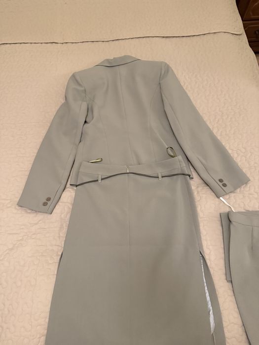 Costum dama cu fusta si pantalon