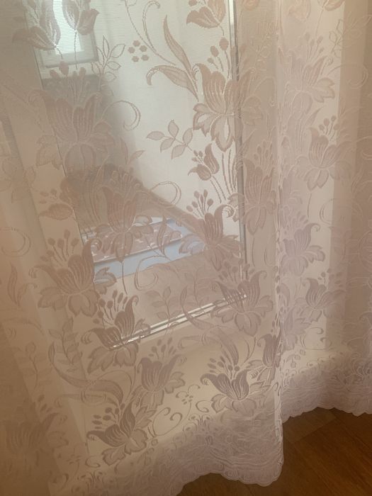 Тюль белый высота 2,5