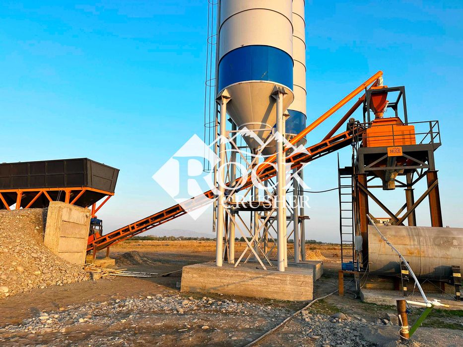 Бетонный завод 60 м3 куб, от Rock Crusher Иран