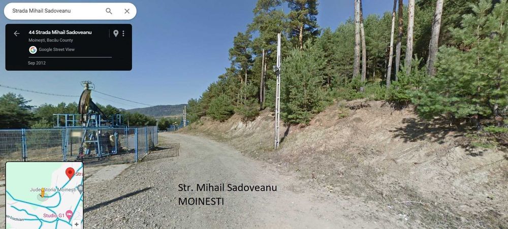 Teren Intravilan 5000mp, Moinesti, Str. M. Sadoveanu