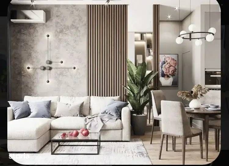 Apartament 2 camere cu gradina proiect nou zona Pallady
