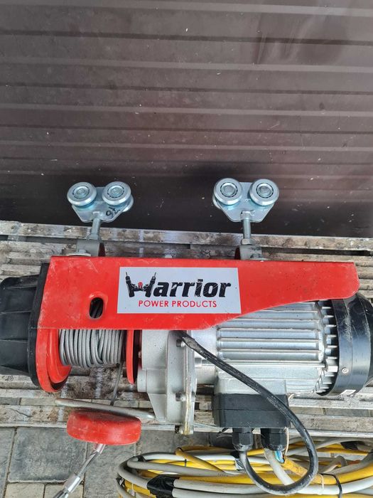 Troliu/macara electrica 500/250kg,sina de rulare 4 m si set de 2 role