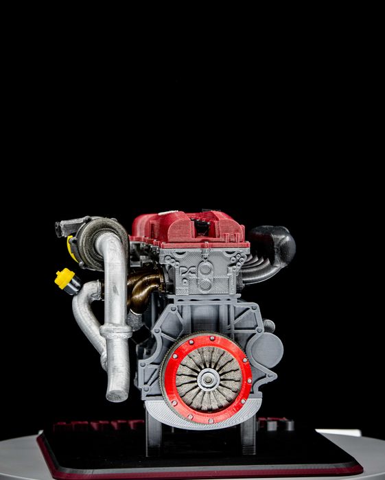Motor Nissan SR20DET – Scară 1/6 | Miniatură 3D Handmade | JDM
