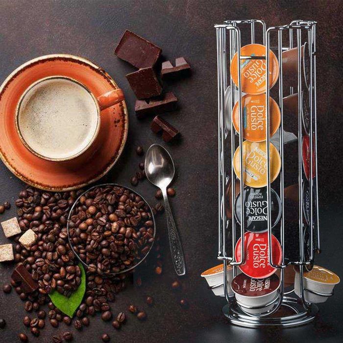 Поставка стойка за капсули Долче Густо, 24 бр. Dolce Gusto въртяща се