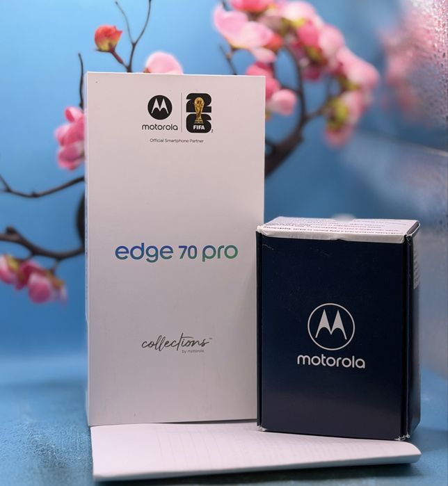 НОВ!!! Motorola edge 70 pro, 256GB, 8GB RAM, 5G, 6500 mAh PANTONE Titan + подарък адаптер