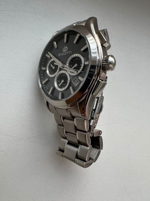 BIGOTTI ерлерге арналған қолсағат, металл білезік