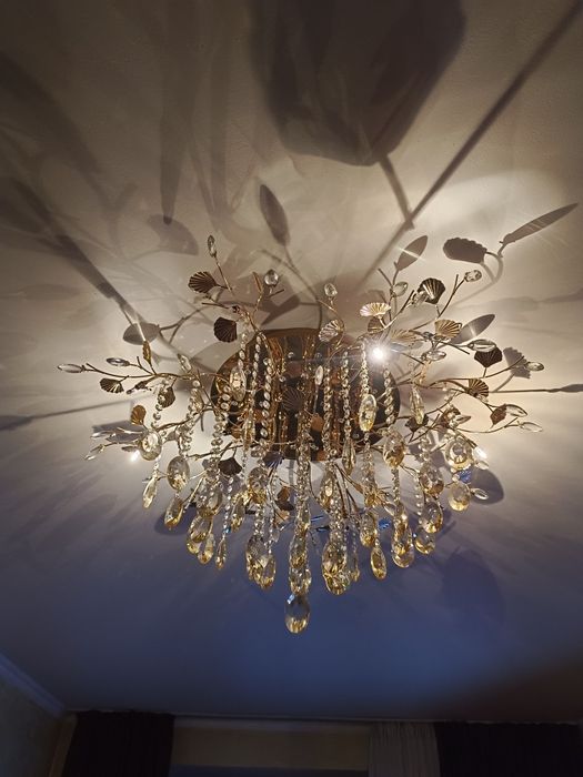 Люстра garlen хрустальная 3х режимная