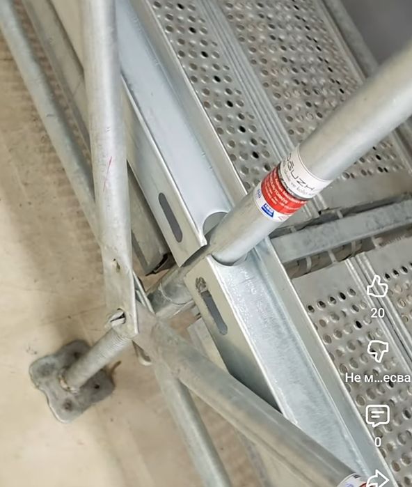Рамково галванизирано скеле CE 12810/11