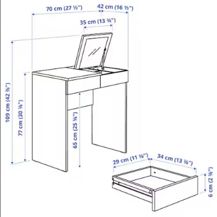 Masa de machiaj / Birou mic