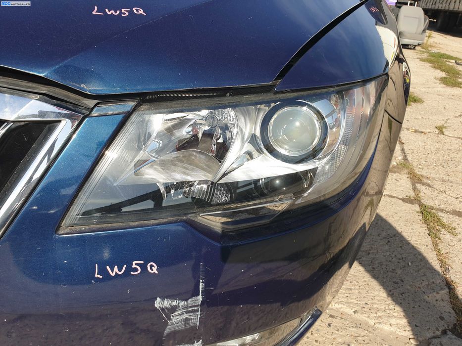 Far Stanga Halogen cu Lupa Skoda Superb 2 FL Facelift 2013 - 2015 [K0194]