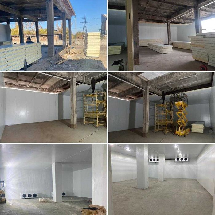 Сэндвич-панели ППУ для холодильных и морозильных камер