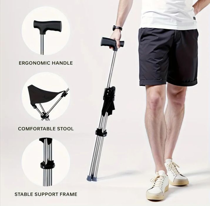 Прочная складная палка, трость.