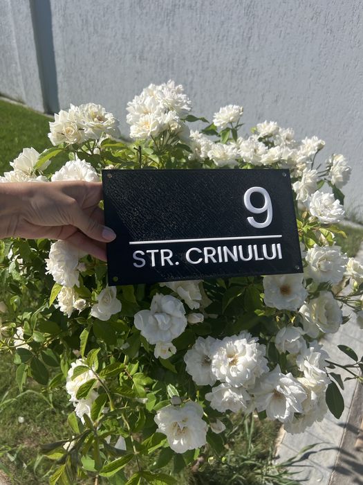 Număr de casă personalizat – realizat la imprimantă 3D