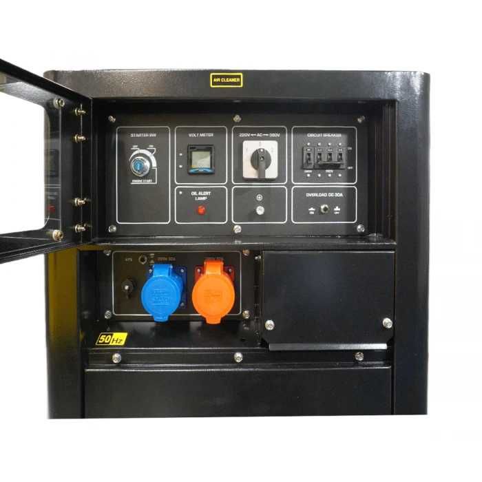Дизелов трифазен/монофазен генератор 12 kW ATS табло  SDG12-T