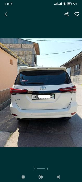 Toyota Fortuner 4х4 Белый жемчуг.