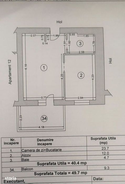 Tomis plus kaufland -apartament tip studio