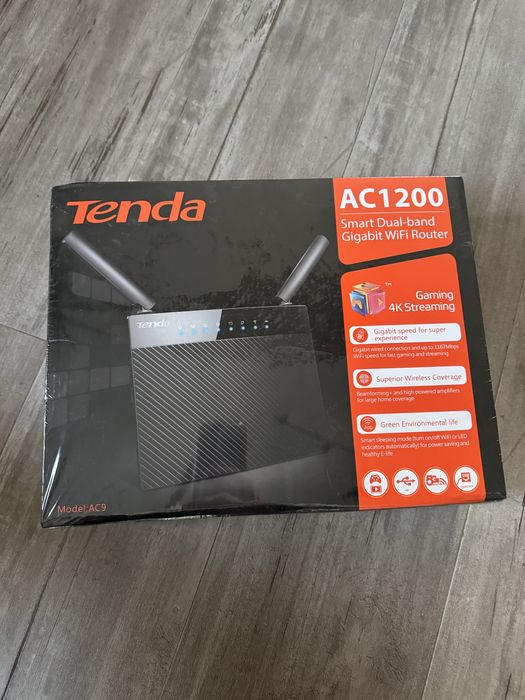 Tenda AC9 wireless router, Gigabit 1200Mbps, Dual-Band