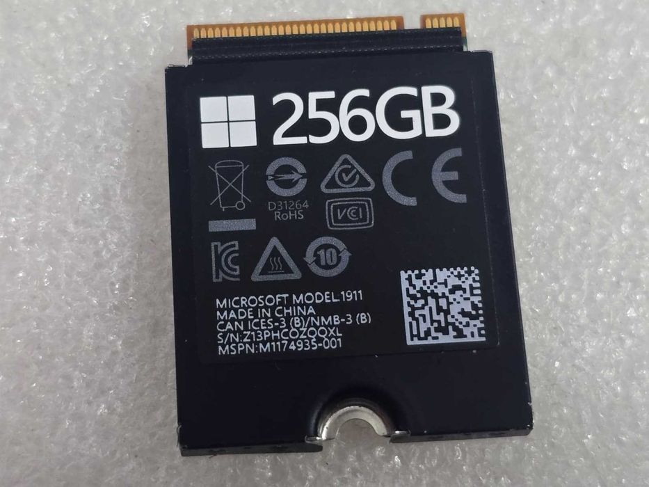 Solid State Drive SSD M.2 2230 NVMe Kioxia BG4A 256GB Microsoft Model 1911 PCIe